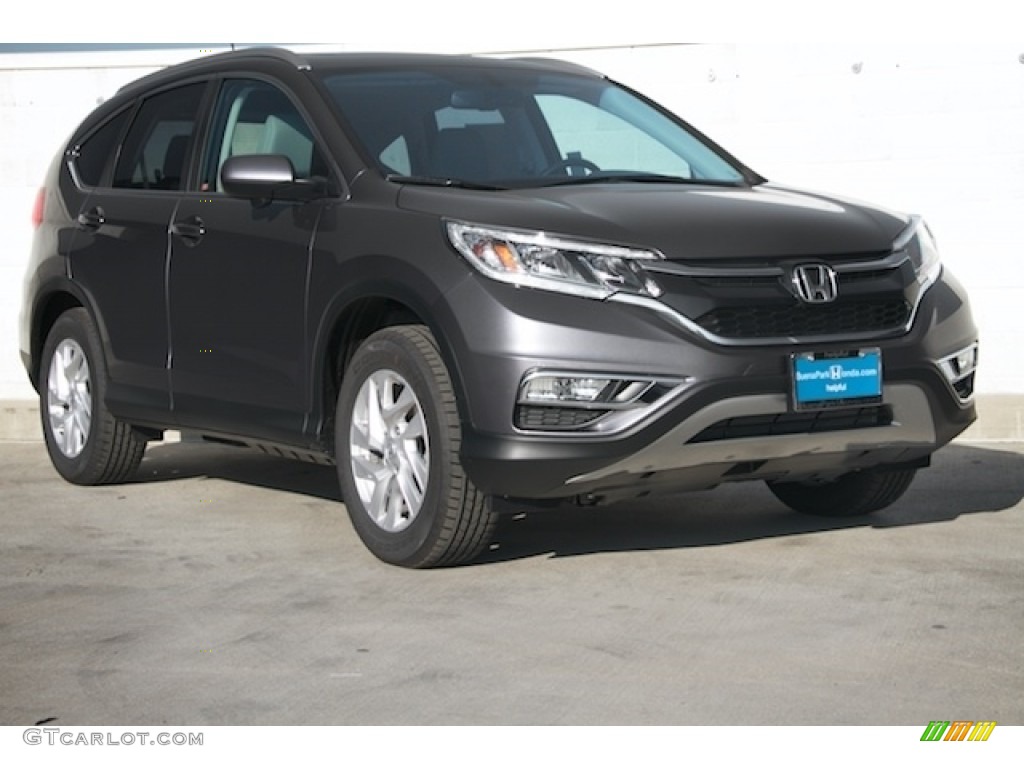 2016 CR-V EX-L - Modern Steel Metallic / Gray photo #1