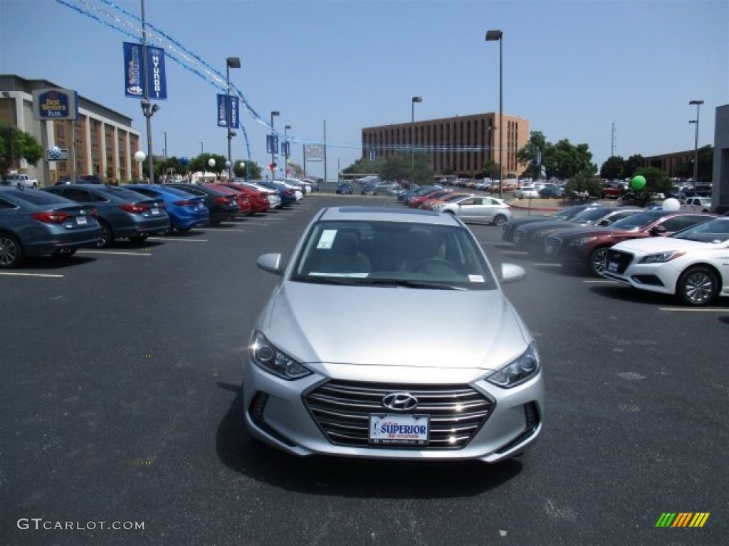 2017 Elantra Limited - Silver / Gray photo #2