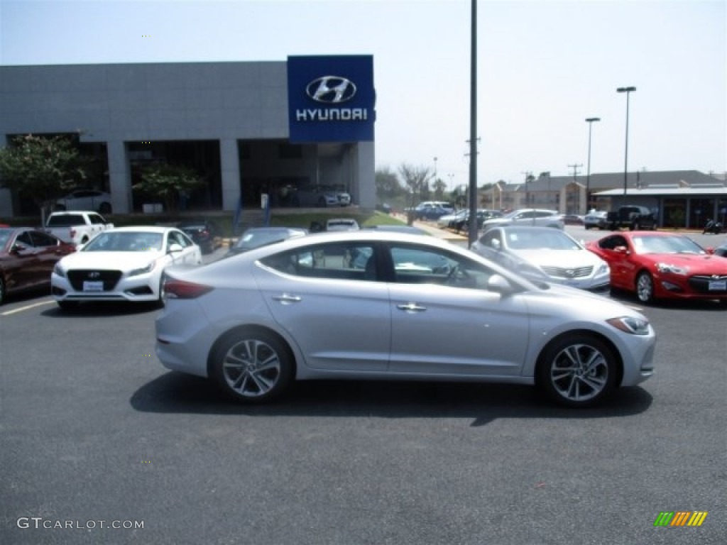 2017 Elantra Limited - Silver / Gray photo #8