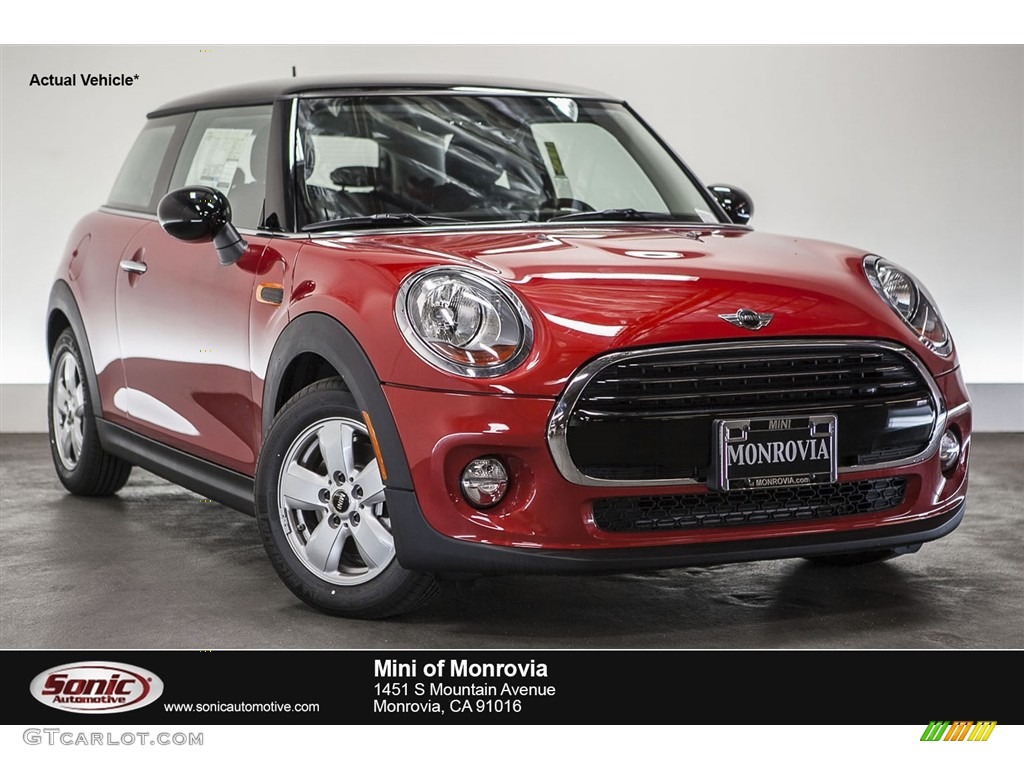 2016 Hardtop Cooper 2 Door - Blazing Red Metallic / Carbon Black photo #1