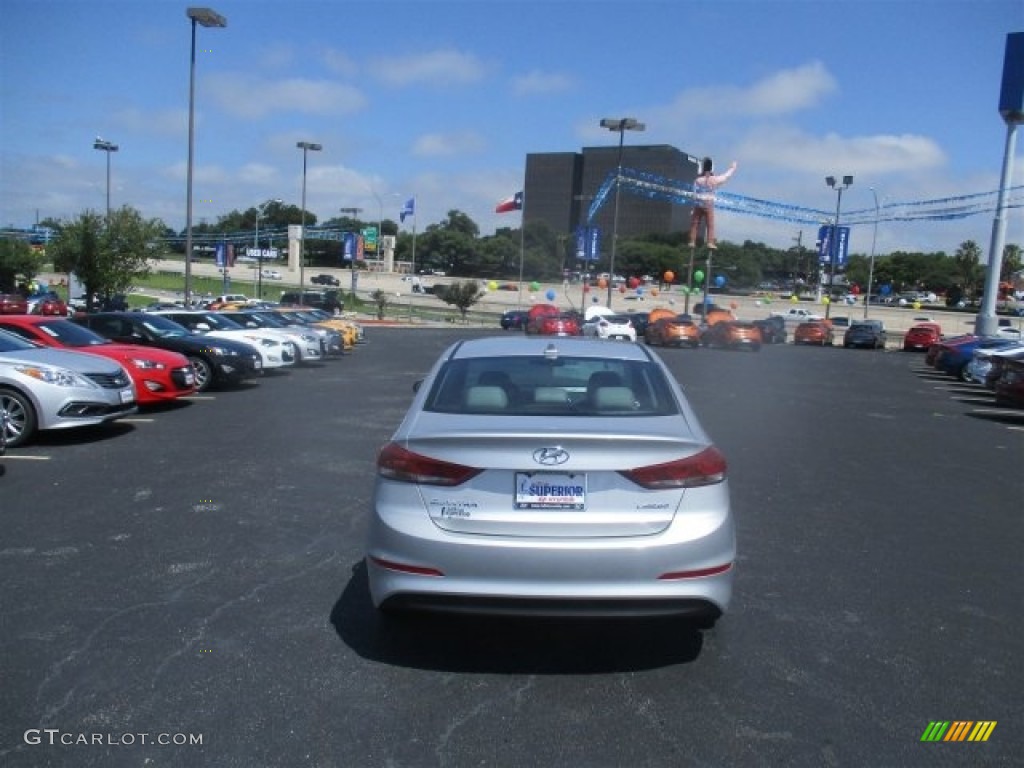 2017 Elantra Limited - Silver / Gray photo #6
