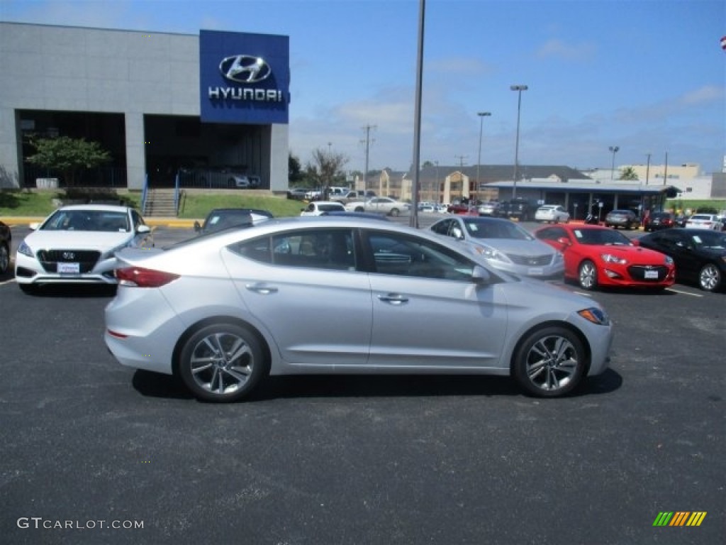 2017 Elantra Limited - Silver / Gray photo #8
