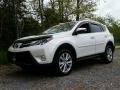 2013 Blizzard White Pearl Toyota RAV4 Limited AWD  photo #1