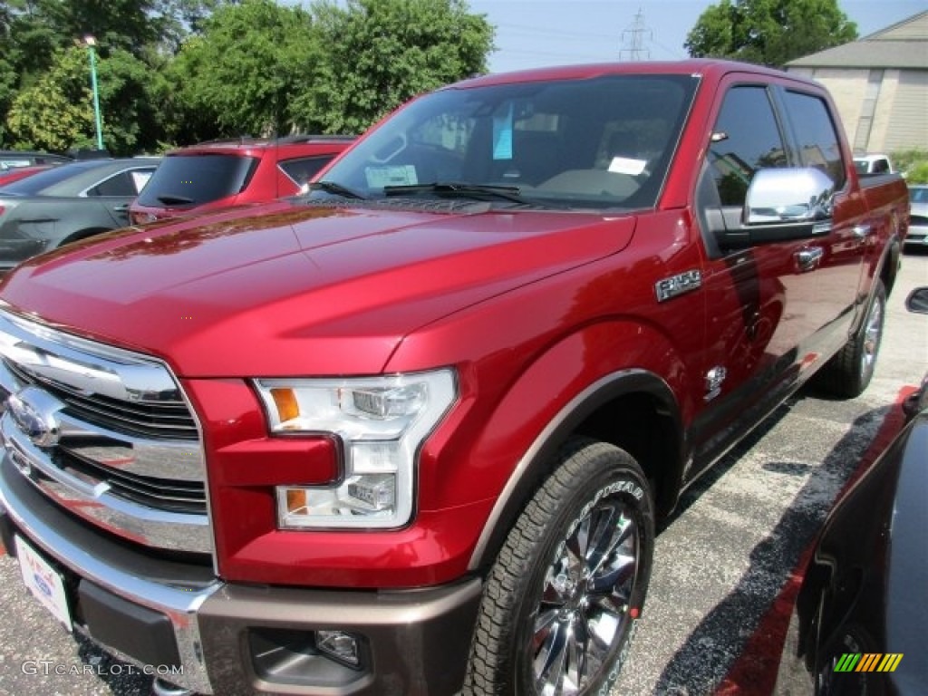 2016 F150 King Ranch SuperCrew 4x4 - Ruby Red / King Ranch Java photo #2