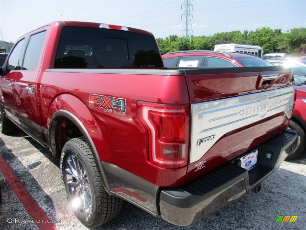 2016 F150 King Ranch SuperCrew 4x4 - Ruby Red / King Ranch Java photo #6