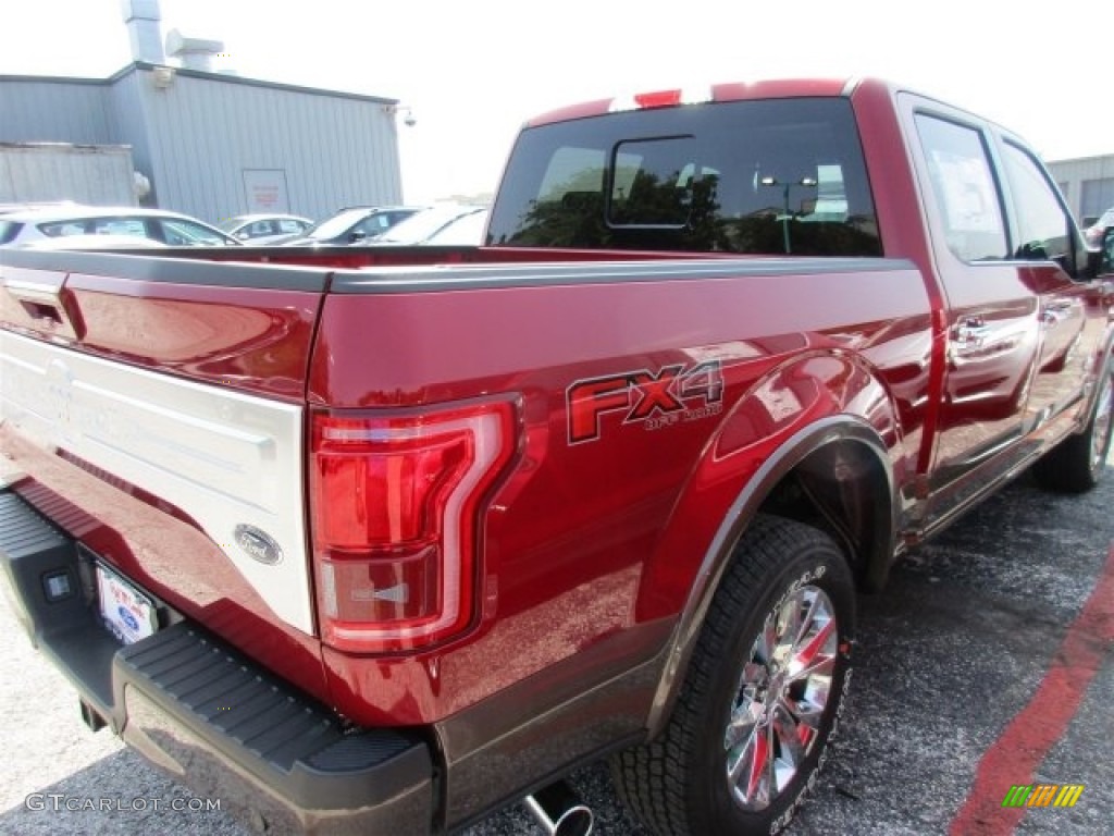 2016 F150 King Ranch SuperCrew 4x4 - Ruby Red / King Ranch Java photo #9