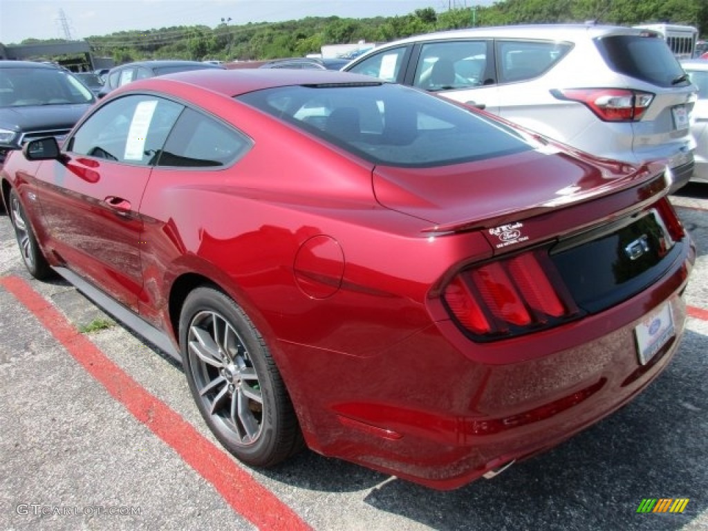 2016 Mustang GT Coupe - Ruby Red Metallic / Ebony photo #4