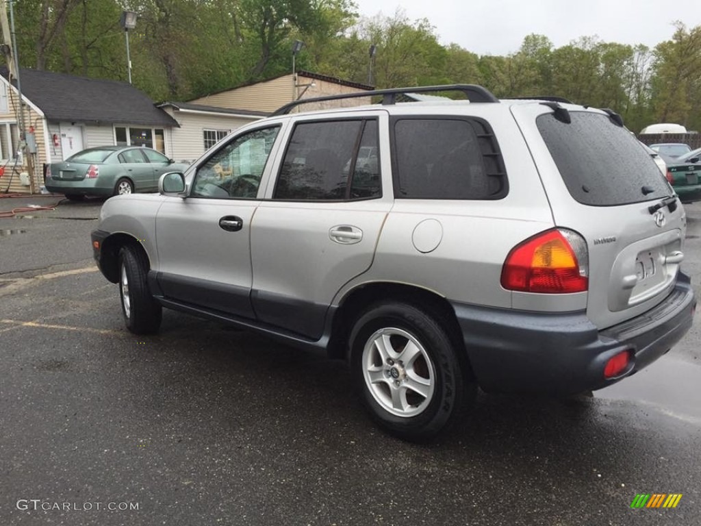 2003 Santa Fe GLS - Pewter / Gray photo #6