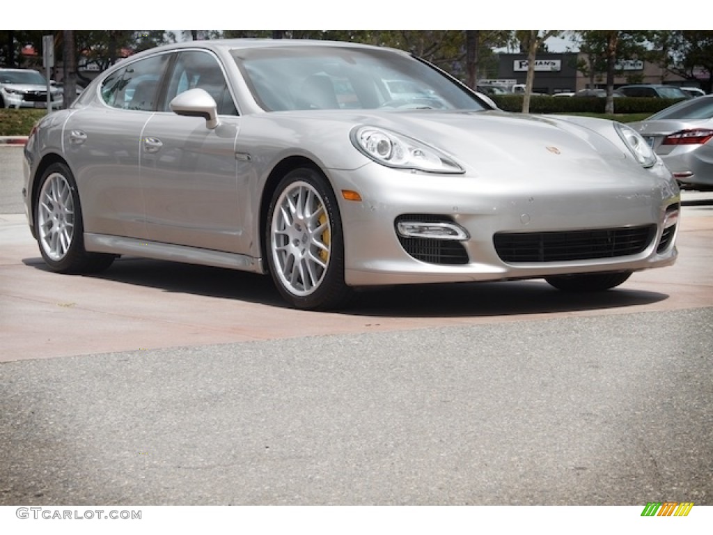 2010 Panamera Turbo - GT Silver Metallic / Platinum Grey photo #1