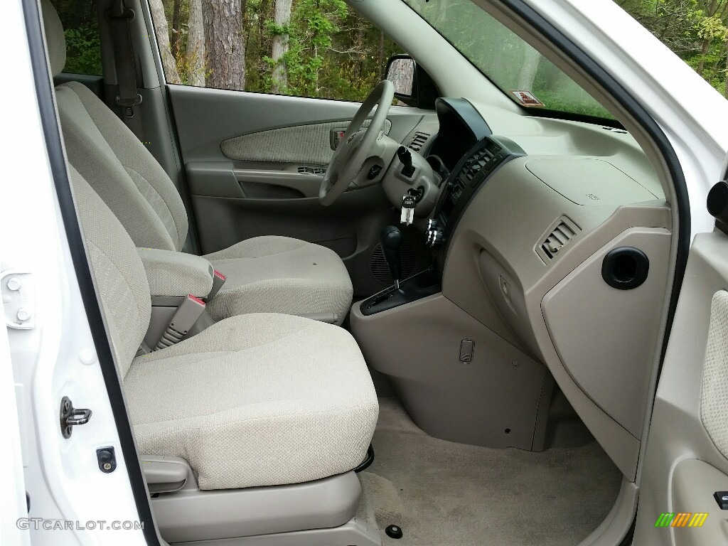 2005 Tucson GL - Nordic White / Gray photo #10