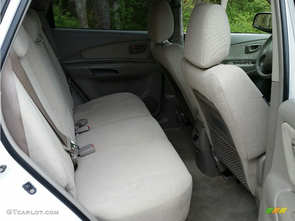 2005 Tucson GL - Nordic White / Gray photo #11