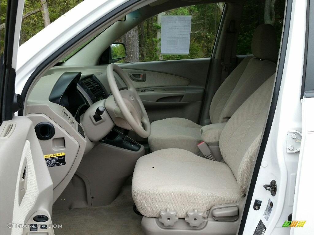 2005 Tucson GL - Nordic White / Gray photo #19
