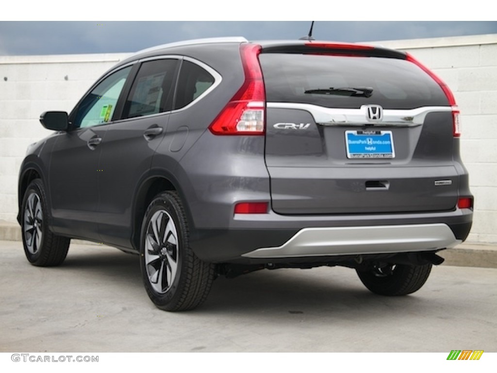 2016 CR-V Touring - Modern Steel Metallic / Gray photo #2
