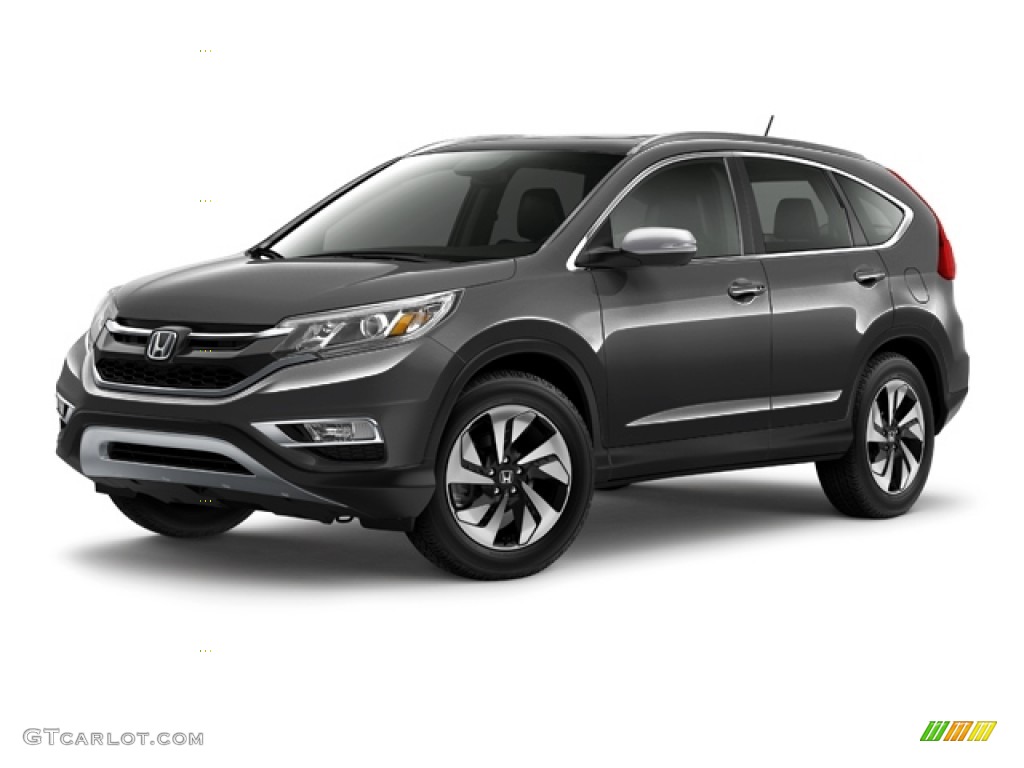 2016 CR-V Touring - Modern Steel Metallic / Gray photo #20
