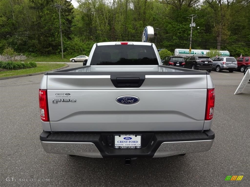 2016 F150 XLT Regular Cab 4x4 - Ingot Silver / Medium Earth Gray photo #6