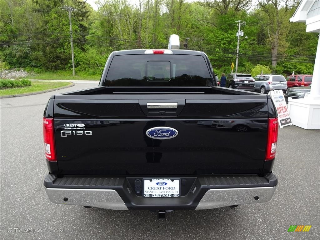 2016 F150 XLT SuperCrew 4x4 - Shadow Black / Medium Earth Gray photo #6