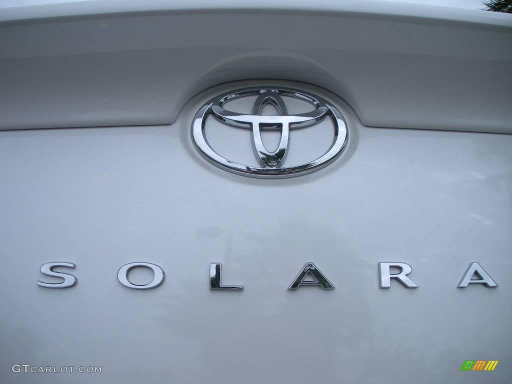 2007 Solara Sport V6 Coupe - Blizzard White Pearl / Dark Charcoal photo #9