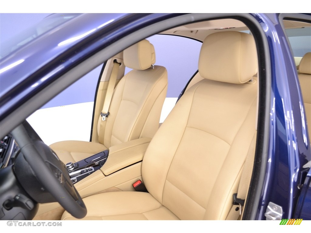 2013 5 Series 528i Sedan - Deep Sea Blue Metallic / Venetian Beige photo #13