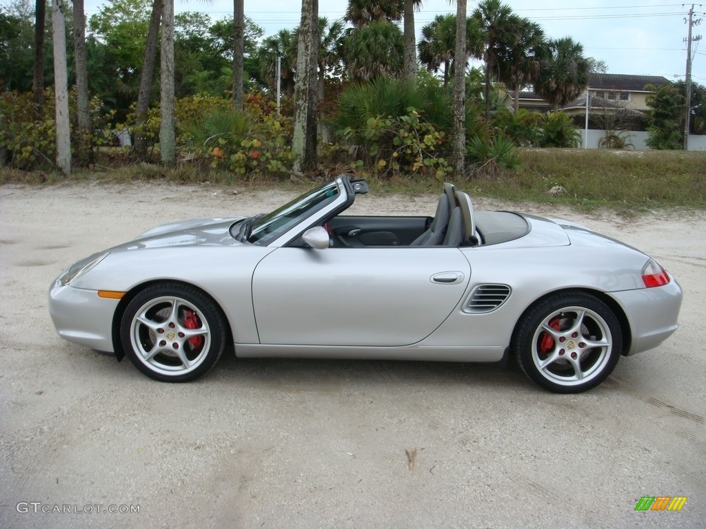 Arctic Silver Metallic 2003 Porsche Boxster S Exterior Photo #113169306