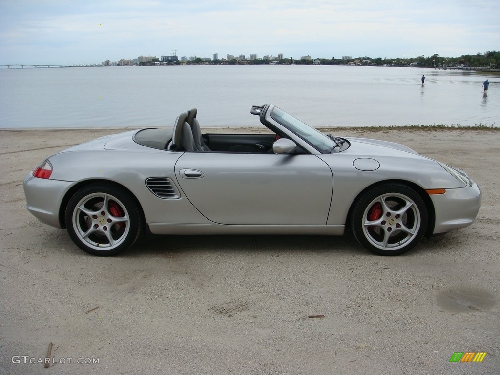 Arctic Silver Metallic 2003 Porsche Boxster S Exterior Photo #113169333