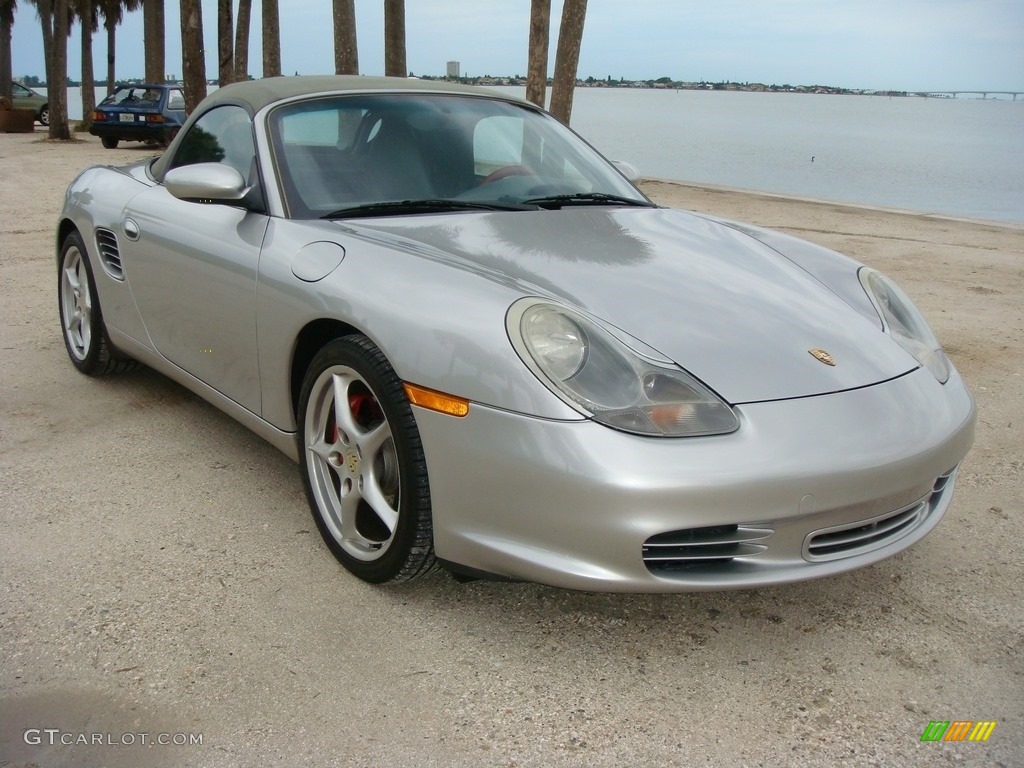 2003 Boxster S - Arctic Silver Metallic / Graphite Grey photo #23