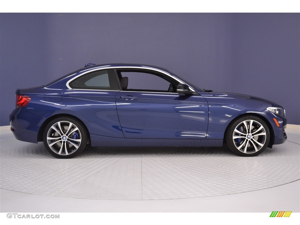 2015 2 Series 228i Coupe - Deep Sea Blue Metallic / Black photo #8