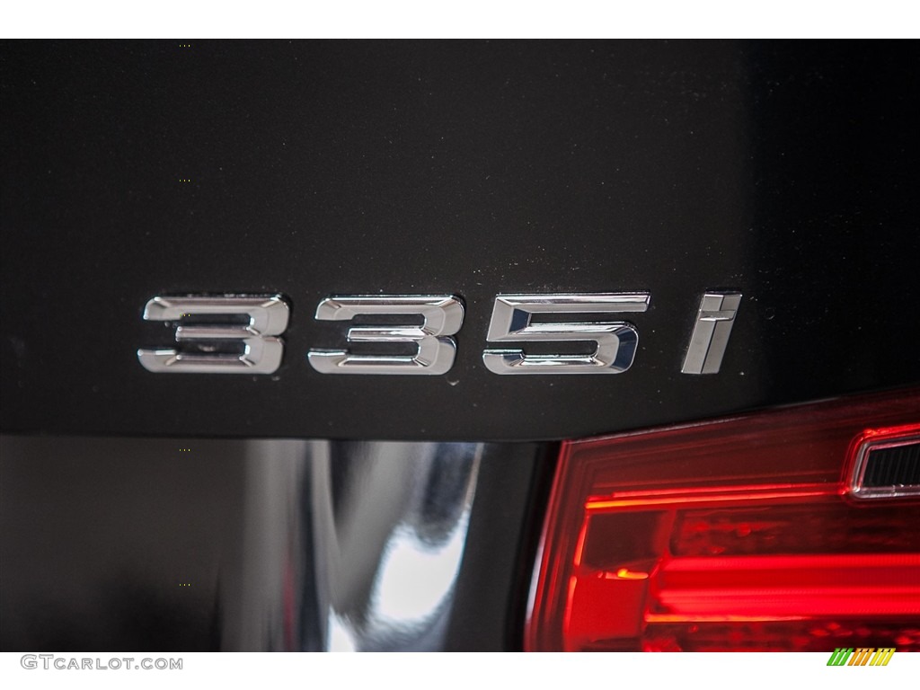 2013 3 Series 335i Sedan - Black Sapphire Metallic / Coral Red/Black photo #7