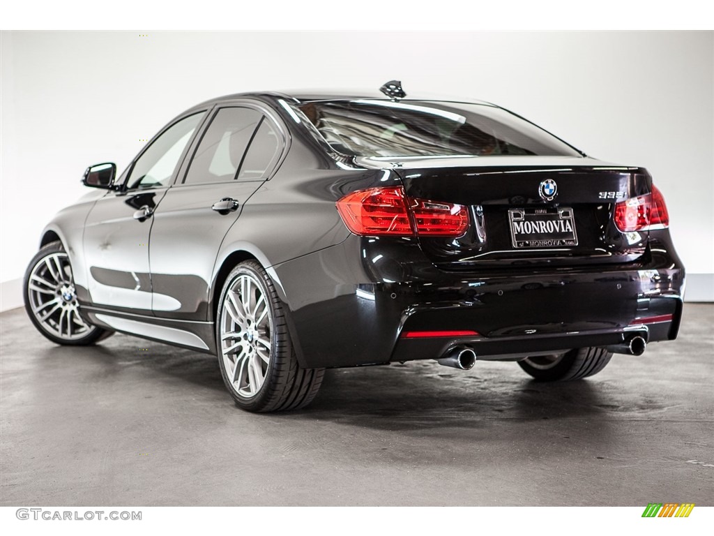 2013 3 Series 335i Sedan - Black Sapphire Metallic / Coral Red/Black photo #10