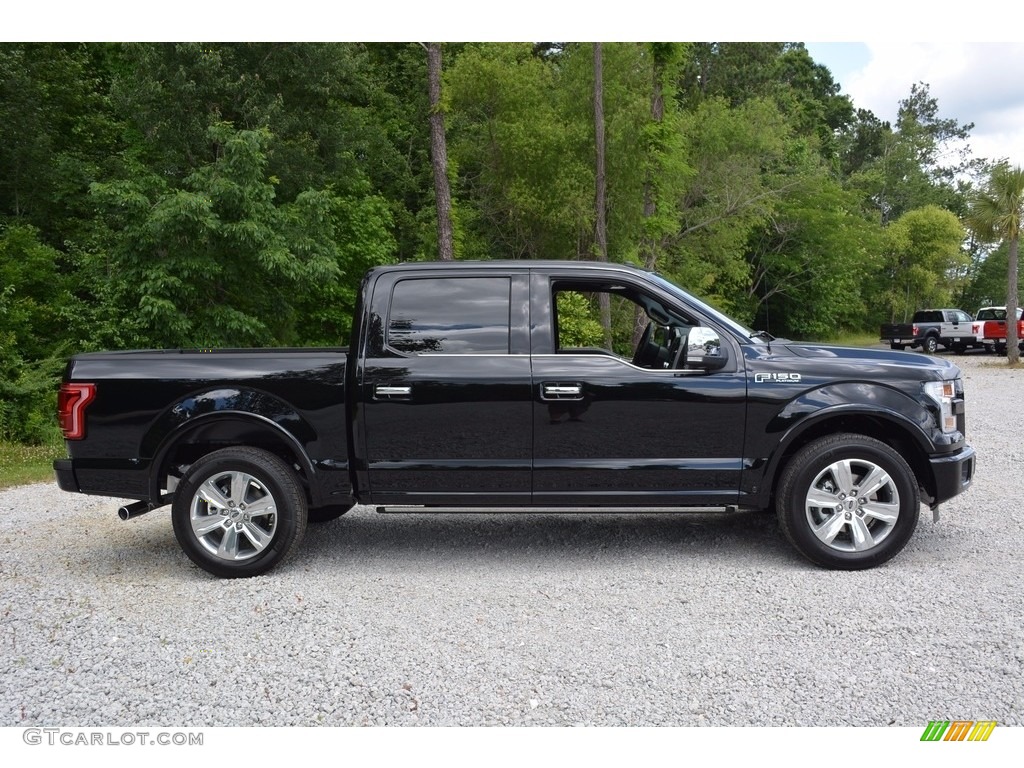 2016 F150 Platinum SuperCrew - Shadow Black / Platinum Black photo #2