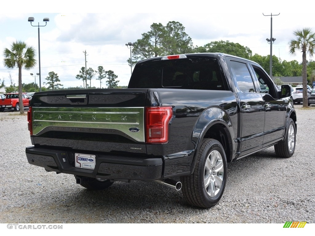 2016 F150 Platinum SuperCrew - Shadow Black / Platinum Black photo #3