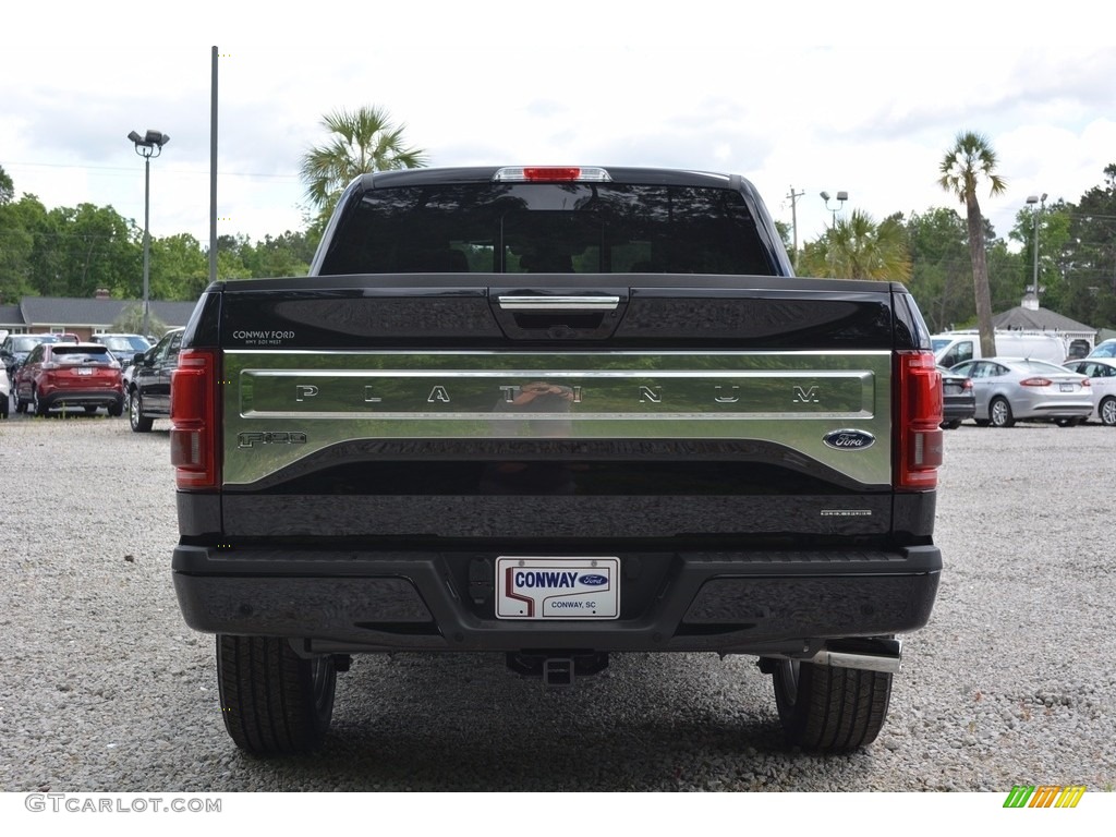 2016 F150 Platinum SuperCrew - Shadow Black / Platinum Black photo #4