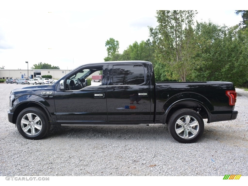 2016 F150 Platinum SuperCrew - Shadow Black / Platinum Black photo #8