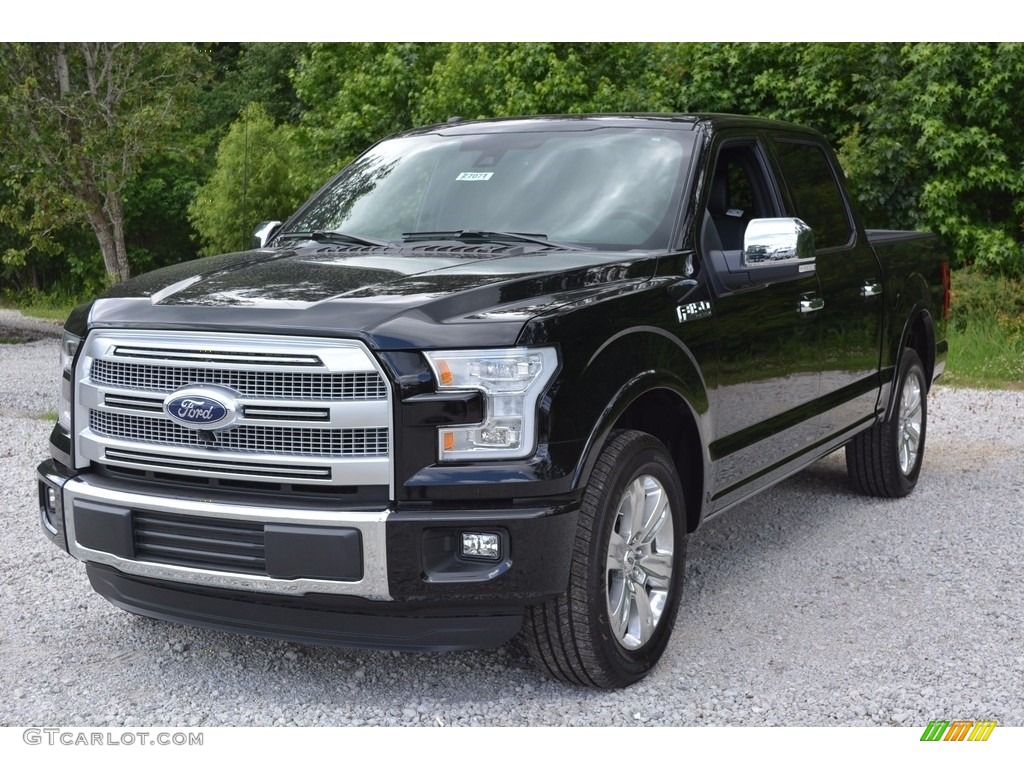 2016 F150 Platinum SuperCrew - Shadow Black / Platinum Black photo #9