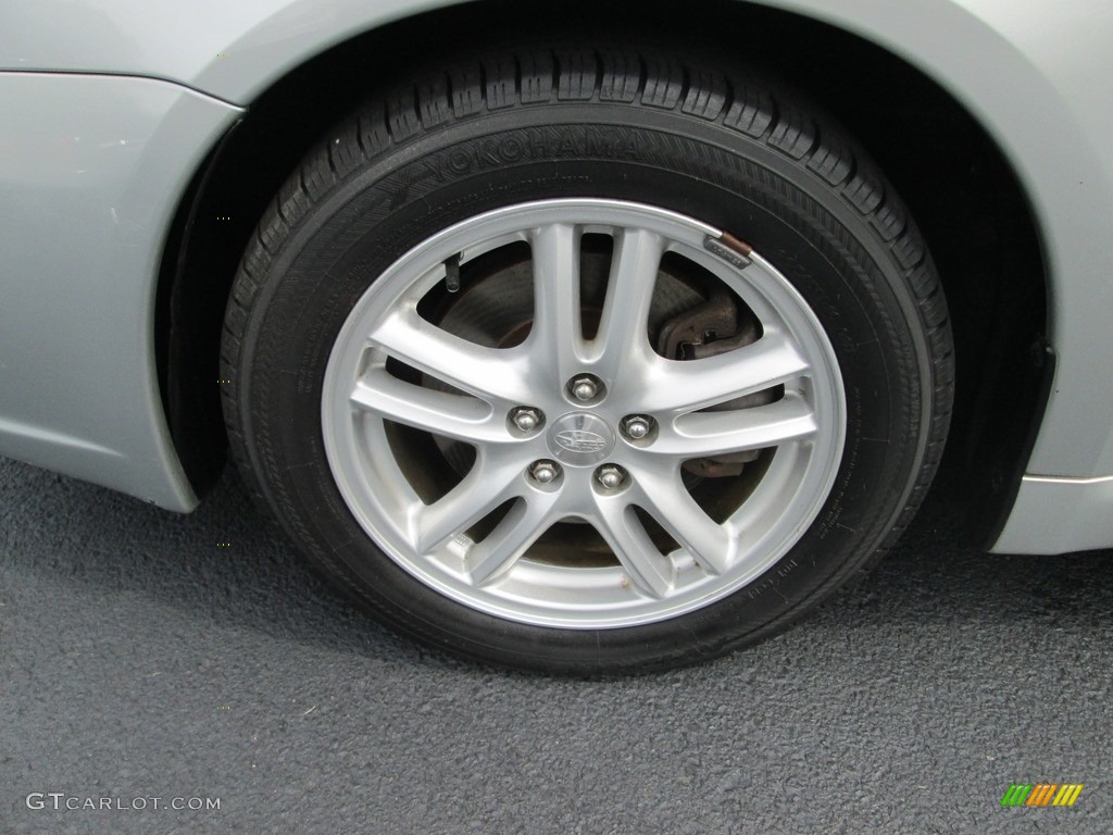 2007 Legacy 2.5i Sedan - Brilliant Silver Metallic / Charcoal Gray/Dusk Blue photo #22