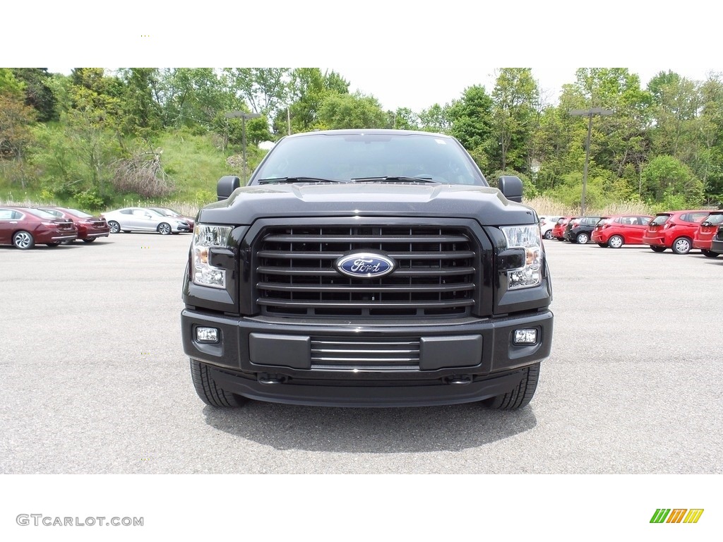 2016 F150 XLT SuperCab 4x4 - Shadow Black / Black photo #2