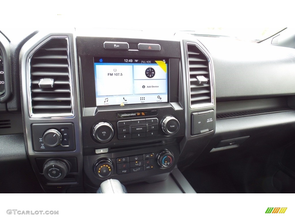 2016 F150 XLT SuperCab 4x4 - Shadow Black / Black photo #13