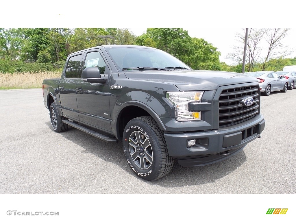 2016 F150 XLT SuperCrew 4x4 - Lithium Gray / Black photo #3