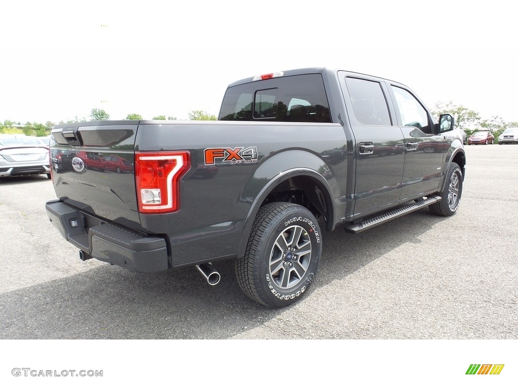 2016 F150 XLT SuperCrew 4x4 - Lithium Gray / Black photo #5