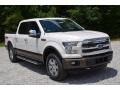 2016 White Platinum Ford F150 Lariat SuperCrew 4x4  photo #1