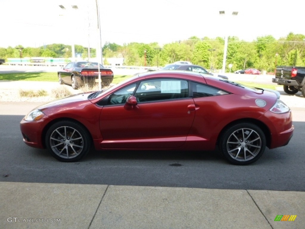 2011 Eclipse GS Coupe - Rave Red / Dark Charcoal photo #11