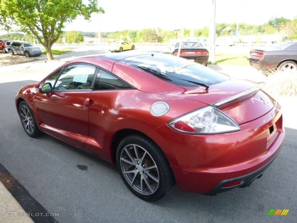 2011 Eclipse GS Coupe - Rave Red / Dark Charcoal photo #12