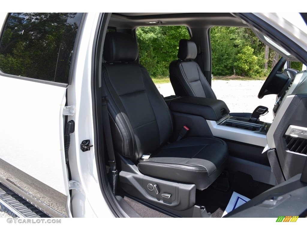 2016 F150 Lariat SuperCrew 4x4 - White Platinum / Black photo #25