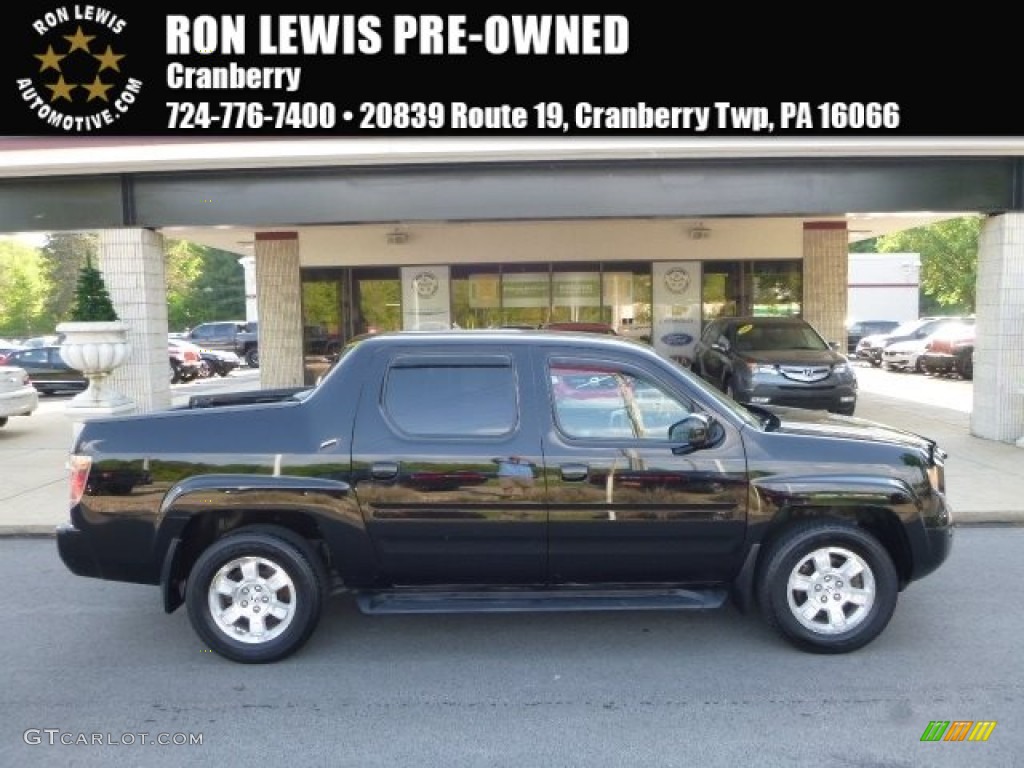 2008 Ridgeline RTS - Formal Black / Gray photo #1