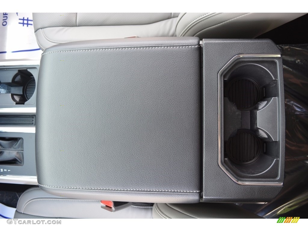 2016 F150 Lariat SuperCrew - White Platinum / Medium Earth Gray photo #25