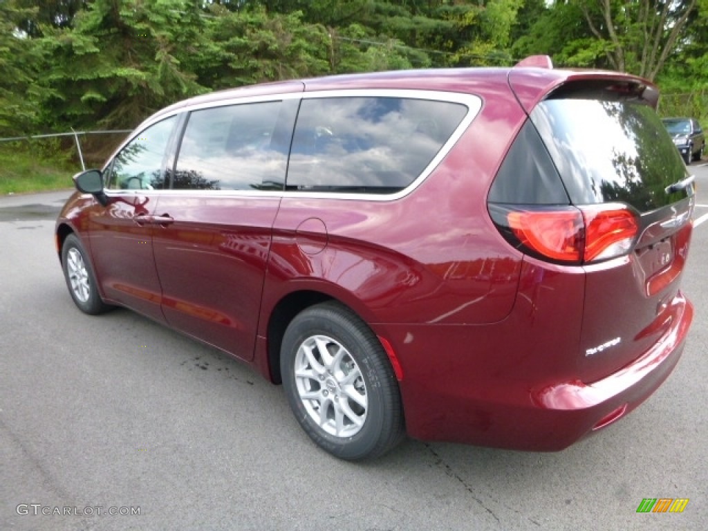 Velvet Red Pearl 2017 Chrysler Pacifica Touring Exterior Photo #113183614
