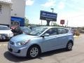 2012 Clearwater Blue Hyundai Accent GS 5 Door  photo #1