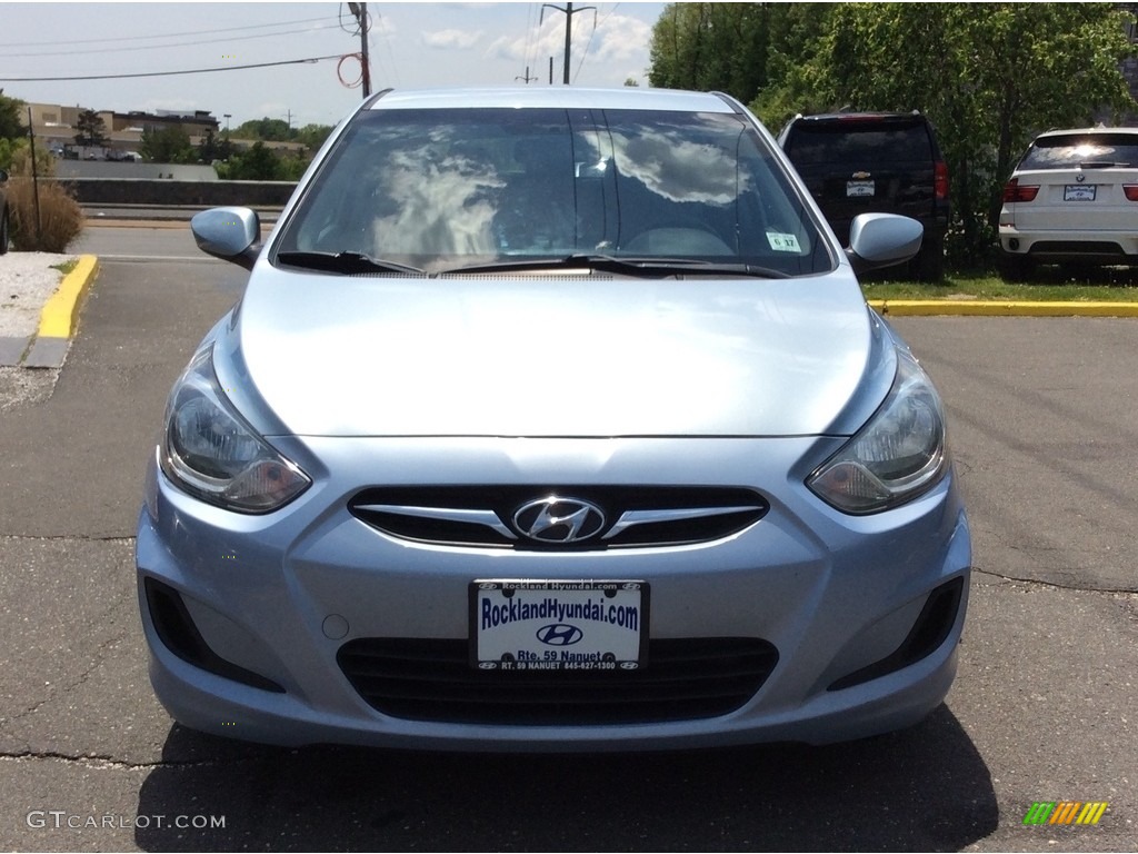 2012 Accent GS 5 Door - Clearwater Blue / Gray photo #2