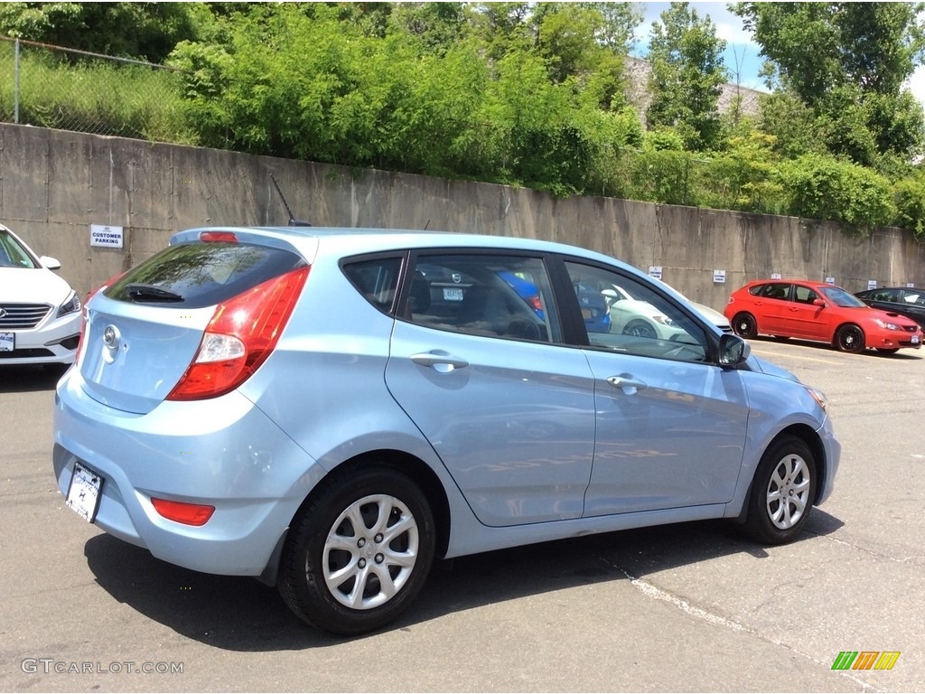 2012 Accent GS 5 Door - Clearwater Blue / Gray photo #4