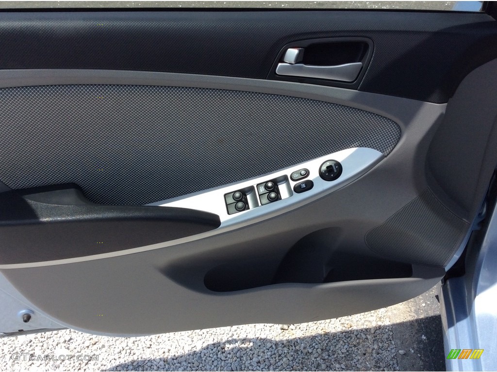 2012 Accent GS 5 Door - Clearwater Blue / Gray photo #7