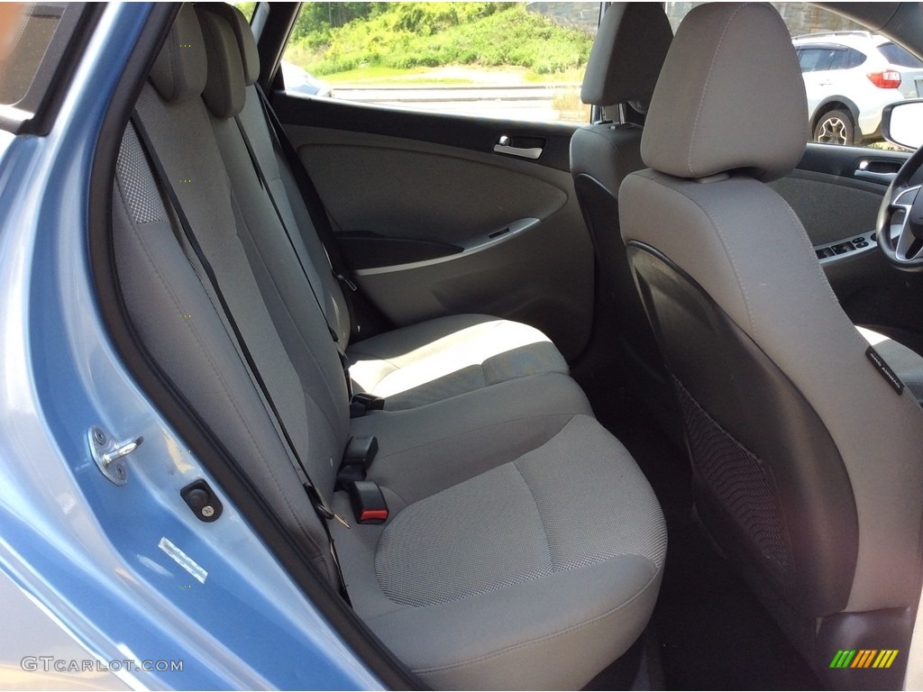 2012 Accent GS 5 Door - Clearwater Blue / Gray photo #22
